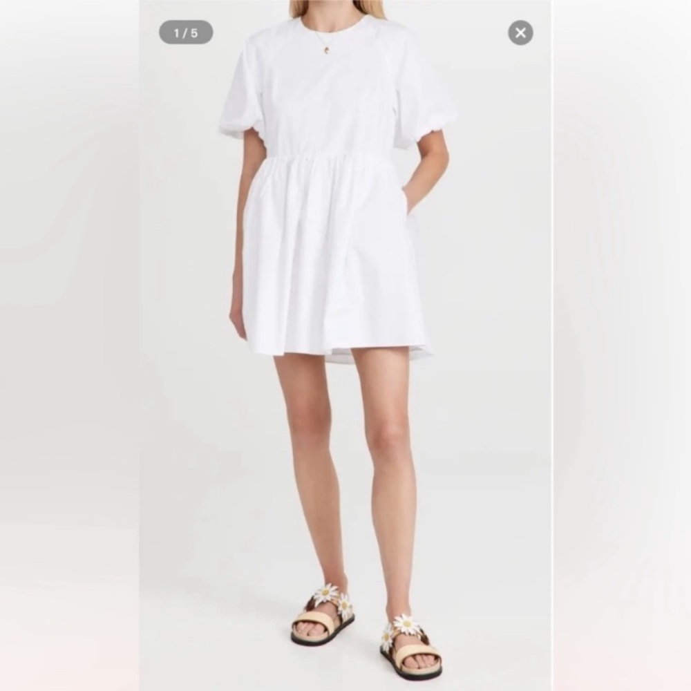 NWT Coastal/Picnic Style White
Balloon Sleeve Dress